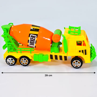 Cement Mixer Truck Pushback Toy For Kids