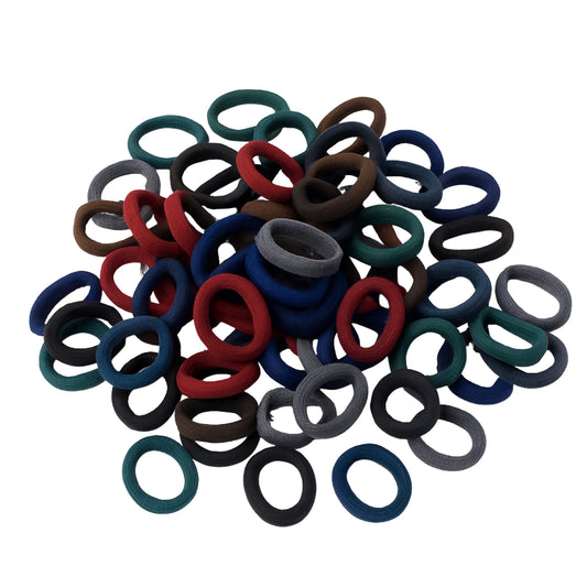 Smallhairbands Bands For Hair Rubber Bands (Pack Of 50  Multicolour)