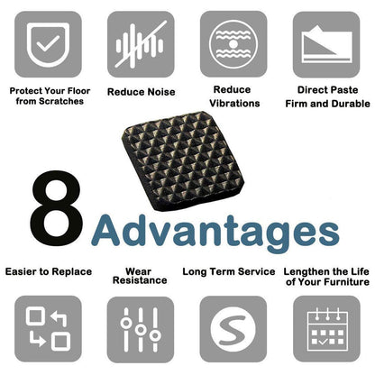 Selfadhesive Furniture Pads - Square (18 Pcs Set)